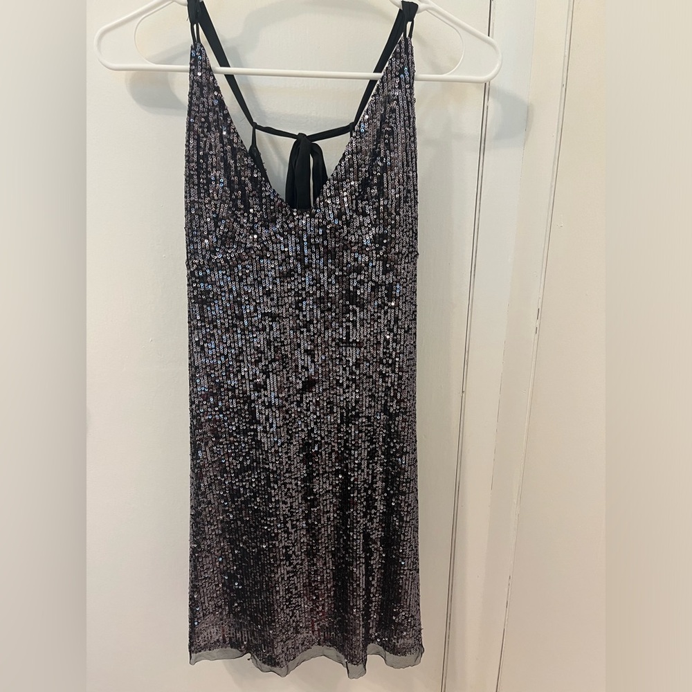 FREE PEOPLE SEQUIN MINI DRESS